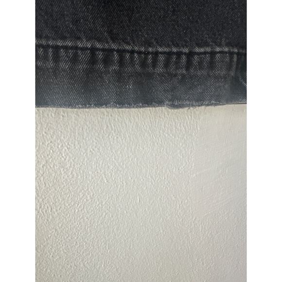 Zara Cargo Utility Belted Denim Jeans High Rise Wide Gray Sz2 belt not included - Picture 9 of 16